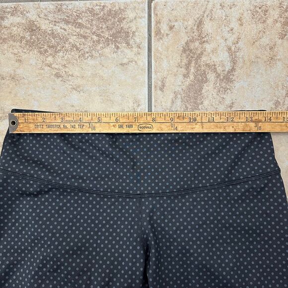 Lululemon Wunder Under Leggings‎ Teeny Dot Black 21” Size 8 Polka Dot Print - Picture 5 of 7